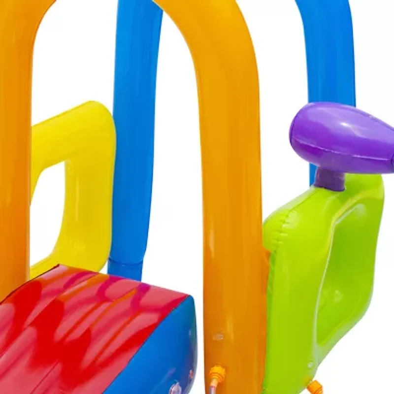 Banzai Jr. Splash Fun Toddlers Activity Water Park 18 Months  Up Kiddie Pool