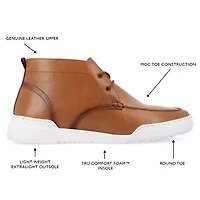 Thomas And Vine Mens Jc Banks Flat Heel Chukka Boots