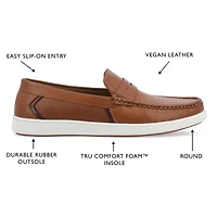 Vance Co Danny Mens Moc Closed Toe Loafers