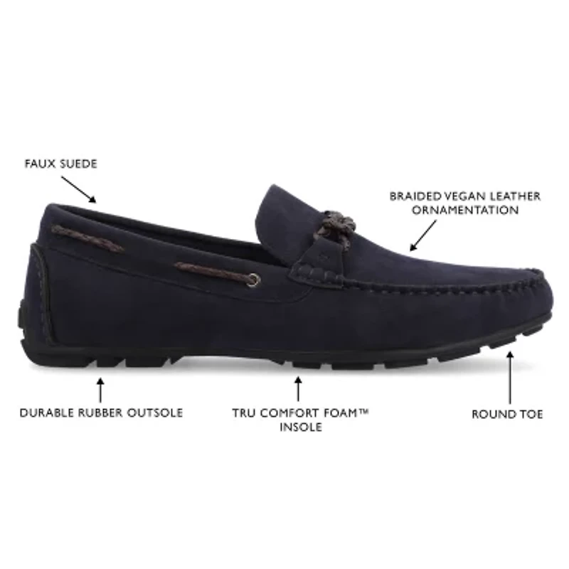 Vance Co Tyrell Mens Moc Closed Toe Loafers