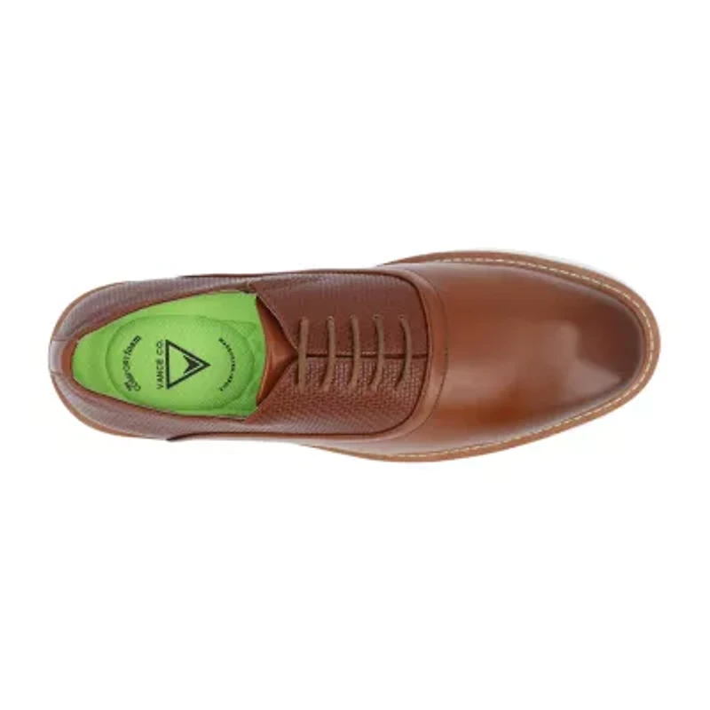 Vance Co Weber Mens Round Closed Toe Oxford Shoes