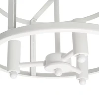 3-Light 13in Industrial Semi Flush Mount Lighting