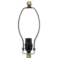 All the Rages 25" Classic Fluted Ceramic And Metal Ceramic Table Lamp