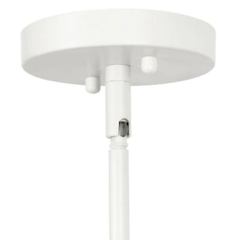 1-Light 9.25" Adjustable Hanging Cylindrical Clear Glass Pendant Light