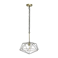 All the Rages 1-Light 16" Modern Metal Wire Paragon Hanging Pendant Light