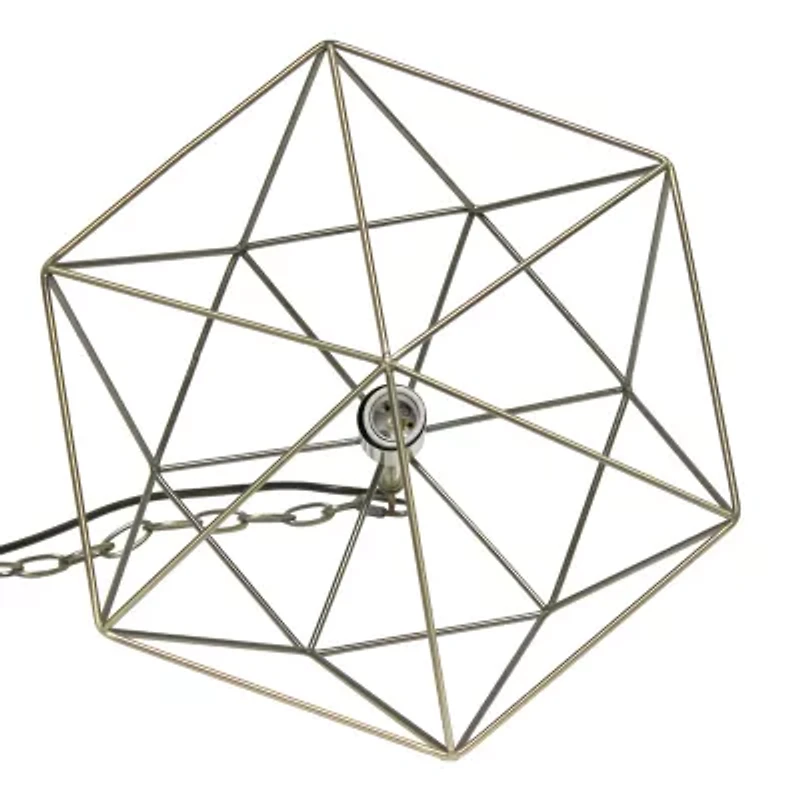 All the Rages 1-Light 16" Modern Metal Wire Paragon Hanging Pendant Light