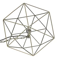 All the Rages 1-Light 16" Modern Metal Wire Paragon Hanging Pendant Light
