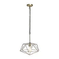 All the Rages 1-Light 16" Modern Metal Wire Paragon Hanging Pendant Light