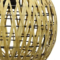 1-Light Woven Paper Shade Pendant