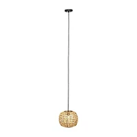 1-Light Woven Paper Shade Pendant