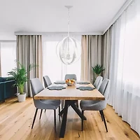 3-Light 18" Adjustable Globe Clear Glass Ceiling Pendant