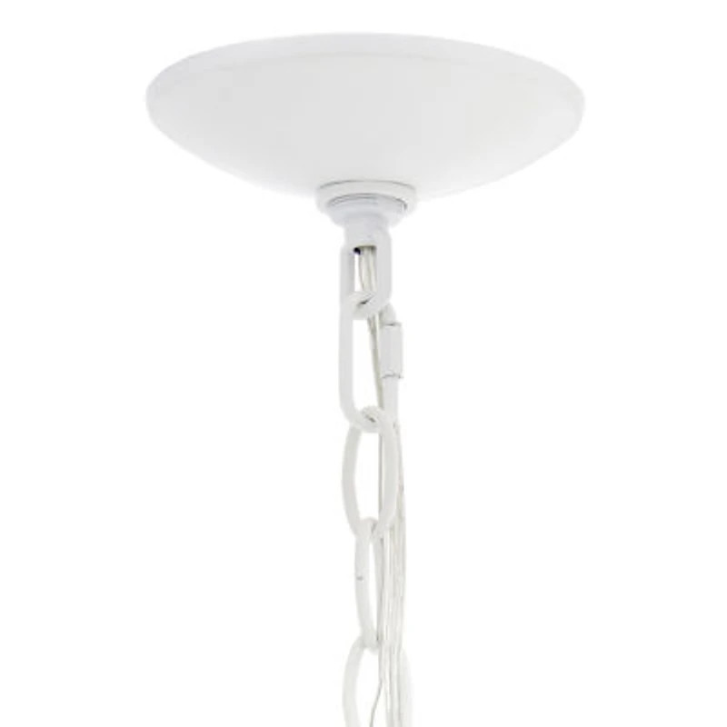 3-Light 18" Adjustable Globe Clear Glass Ceiling Pendant