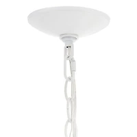 3-Light 18" Adjustable Globe Clear Glass Ceiling Pendant