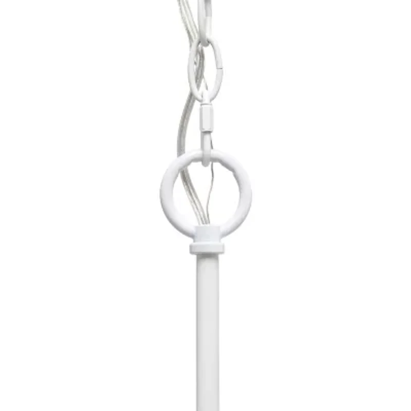 3-Light 18" Adjustable Globe Clear Glass Ceiling Pendant