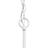 3-Light 18" Adjustable Globe Clear Glass Ceiling Pendant