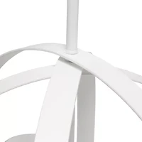 3-Light 18" Adjustable Globe Clear Glass Ceiling Pendant