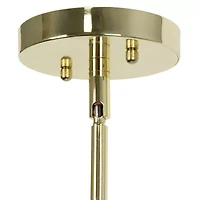 1-Light 5.75" Adjustable Hanging Clear Cylinder Glass Pendant