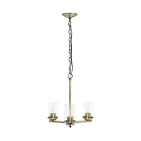 3-Light 15" Hanging Chandelier Pendant Light