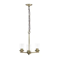 3-Light 15" Hanging Chandelier Pendant Light