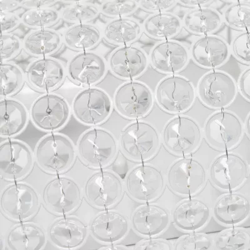 All the Rages 8" Modern Contemporary 1-Light Crystal And Metal Wall Sconce