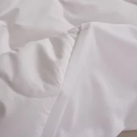 Farm To Home Organic Blended Cotton Wavy Channel Sown Alternative Mattress Pad