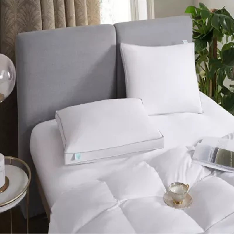 Martha Stewart Down 2-Pack Medium Density Bed Pillow