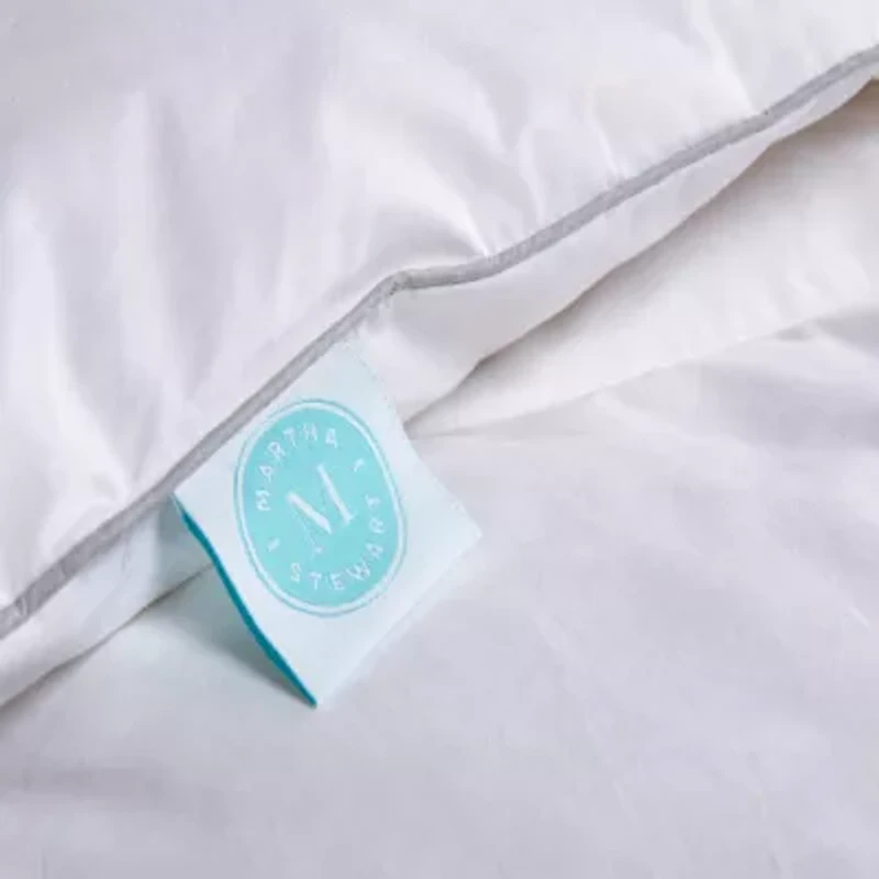 Martha Stewart Down 2-Pack Medium Density Bed Pillow