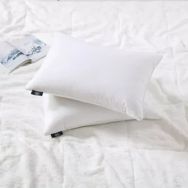 Serta HEIQ Cooling Feather Down Pillow