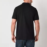 St. John's Bay Premium Stretch Mens Classic Fit Short Sleeve Polo Shirt