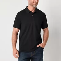 St. John's Bay Premium Stretch Mens Classic Fit Short Sleeve Polo Shirt