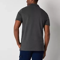 St. John's Bay Premium Stretch Mens Classic Fit Short Sleeve Polo Shirt