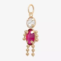 10K Gold July Birthstone Babies Boy Charm