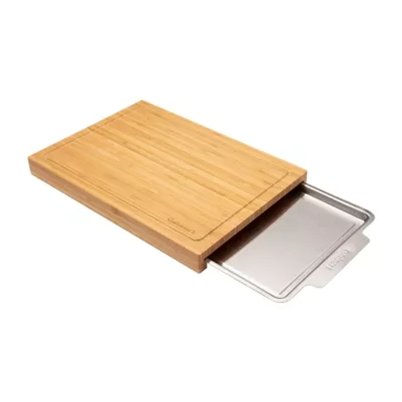 Cuisinart Outdoors Bamboo Slide Out Tray with Cutting Board