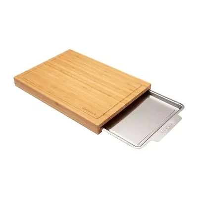 Cuisinart Outdoors Bamboo Slide Out Tray with Cutting Board