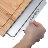 Cuisinart Outdoors Bamboo Slide Out Tray with Cutting Board