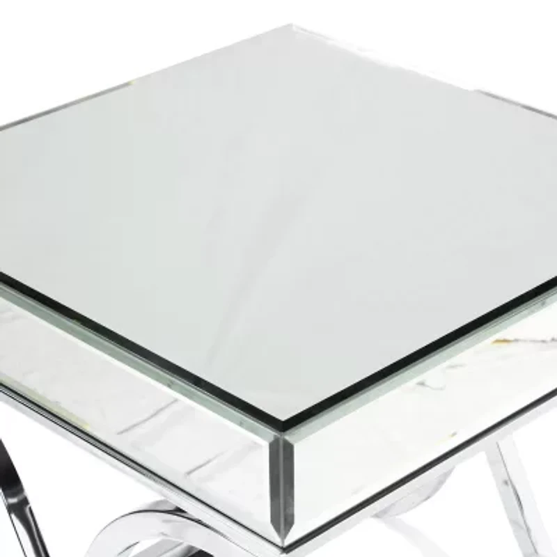 Hope Mirrored End Table