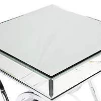 Hope Mirrored End Table