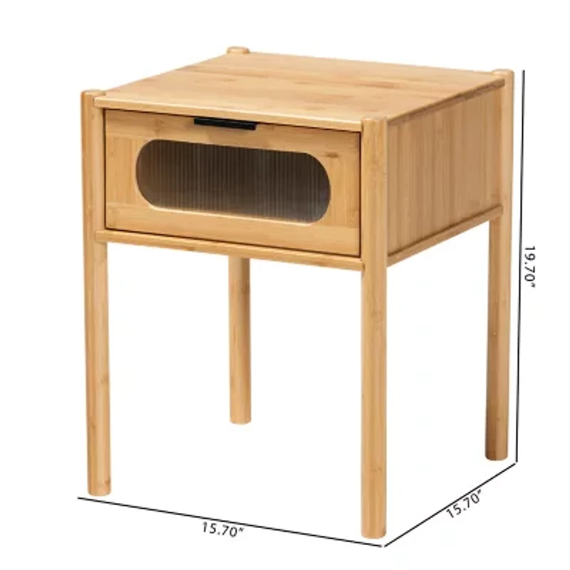 Naresh 1-Drawer End Table