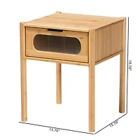 Naresh 1-Drawer End Table