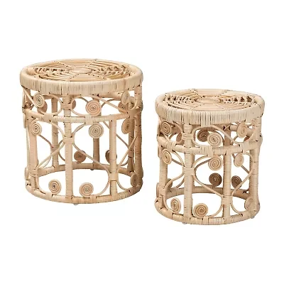 Bowie Rattan Nesting Tables