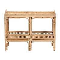 Lombok Rattan Console Table