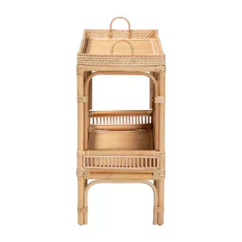 Lombok Rattan Console Table