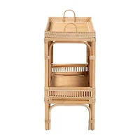 Lombok Rattan Console Table