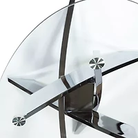 Newport Glass Top Glass Coffee Table