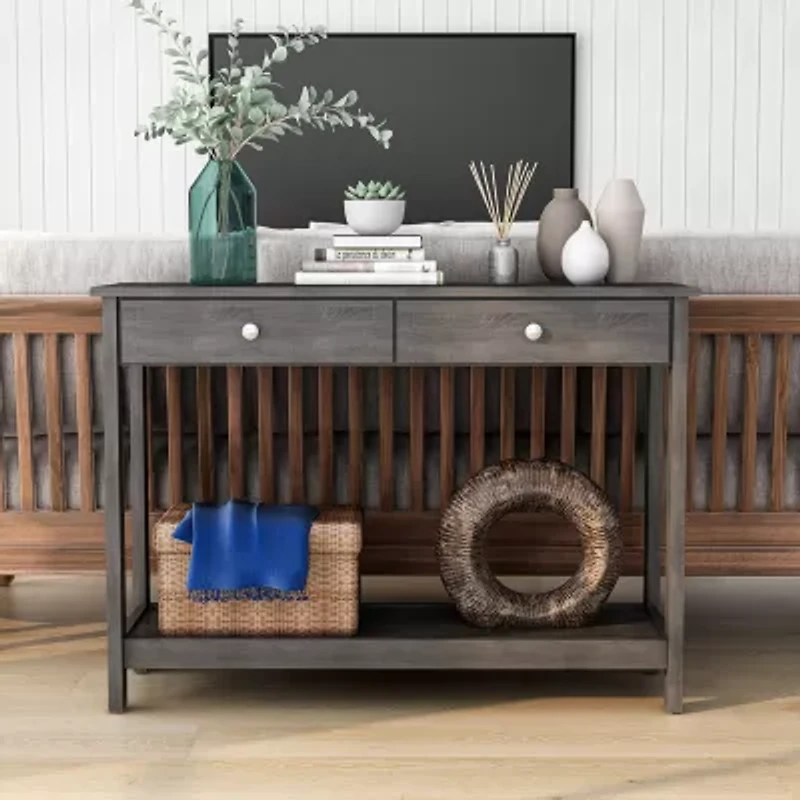 Conway Storage 2-Drawer Console Table