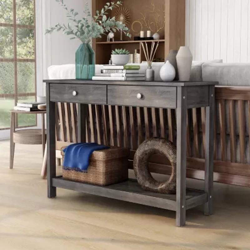 Conway Storage 2-Drawer Console Table
