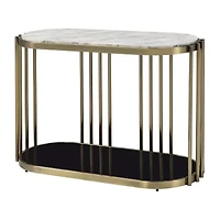 Aurora Storage Metal Console Table