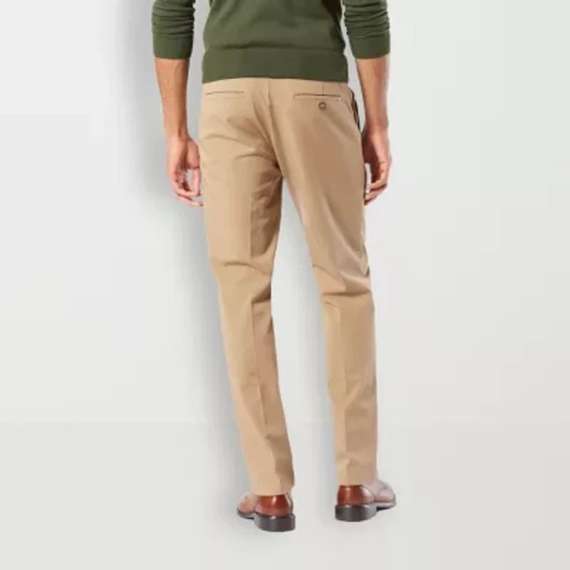 Dockers Workday Khaki With Smart 360 Flex Mens Slim Fit Flat Front Pant