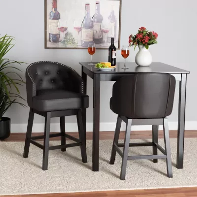 Theron 2-pc. Counter Height Bar Stool