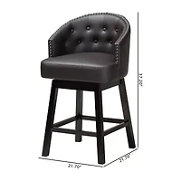 Theron 2-pc. Counter Height Bar Stool